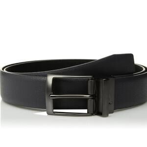 Nike Pebble Feather Edge Reversible Belt Dark Grey/Black Men's Size 36/38